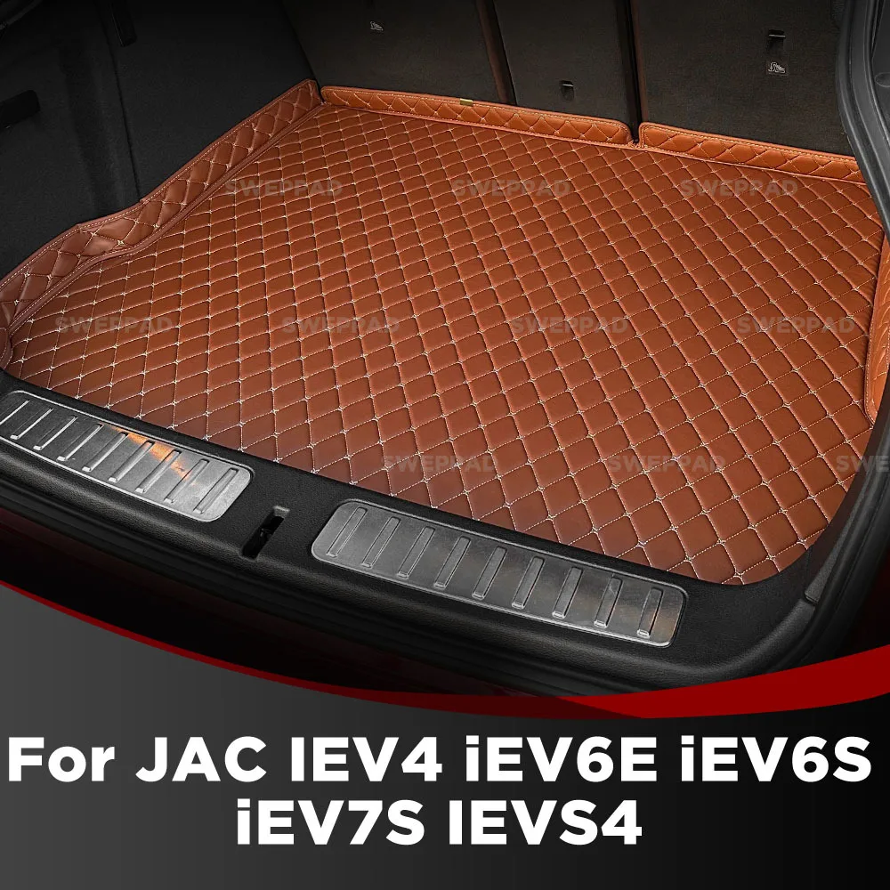

For JAC IEV4 iEV6E iEV6S iEV7S IEVS4 Custom Car Trunk Mat Anti-dirty Pad Protective Pad Cargo Liner Auto Interior Accessories