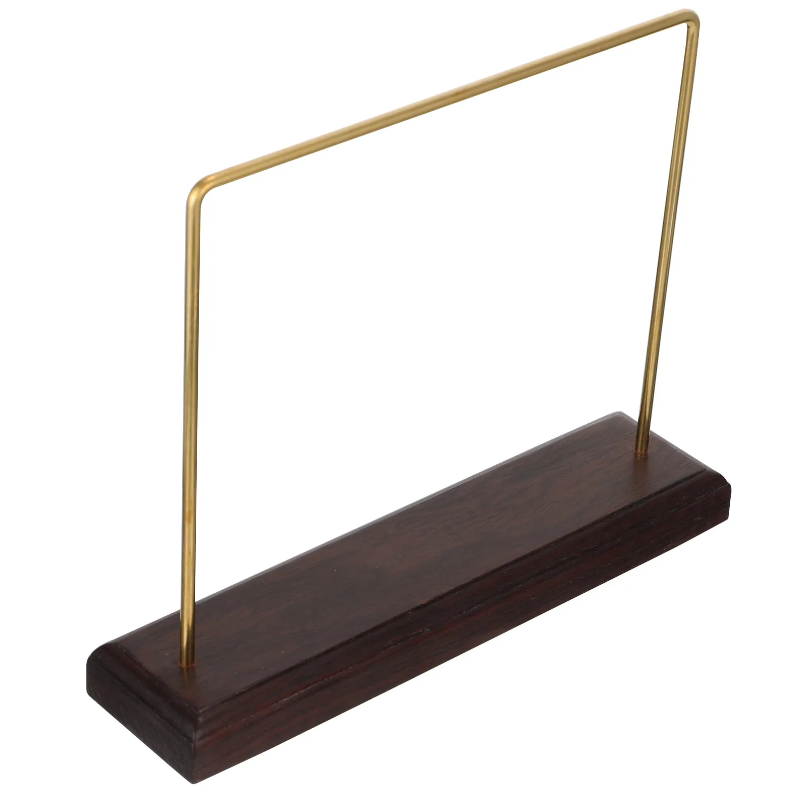 

Small Jewelry Display Stand Decorative Organizer Wooden Base Earring Rack