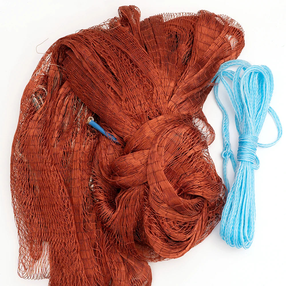 

High Quality Polyester Knotless Fishing Net Small 5mm Mesh for Durable Sea Freshwater Fish Catching