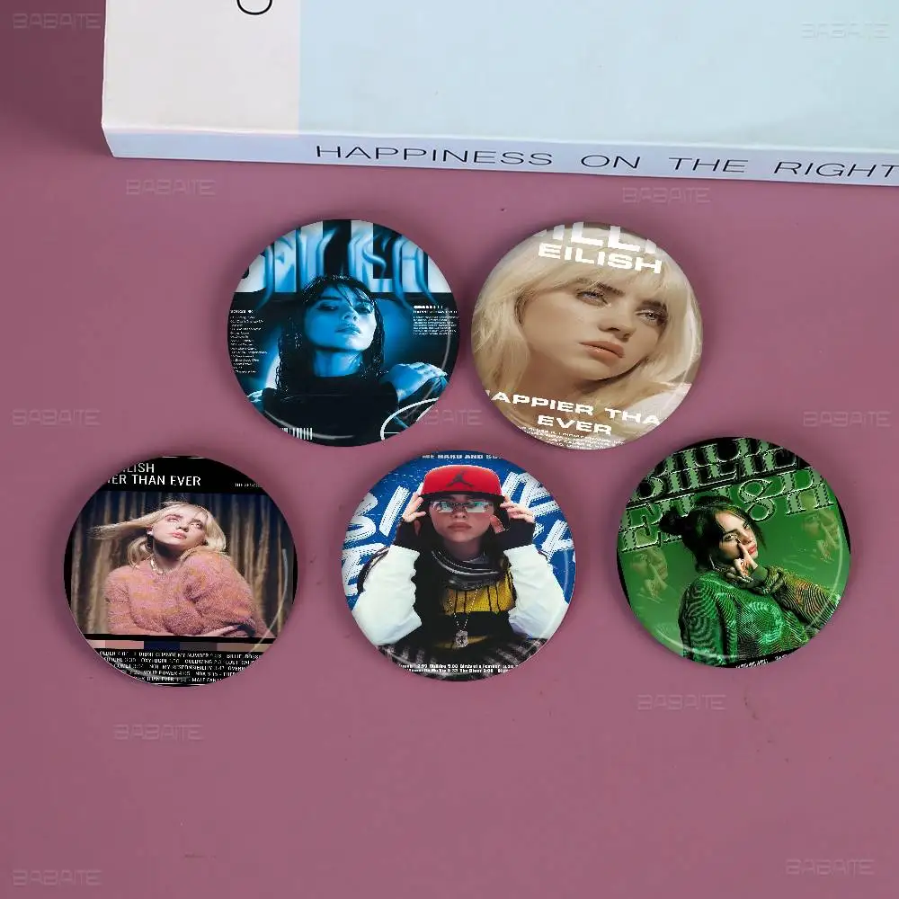 1pc Hit Me Hard And Soft B-BillieS Anime Brooches Cute Cartoon Badge Jacket Jeans Lapel Pin Gift Accessorie