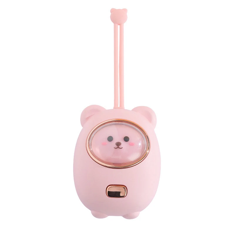 Rechargeable Hand Warmer Small Mini Bear Portable USB Cute Baby Warmer In 2400mAh Battery Fast Heating RGB Light Heating Pad