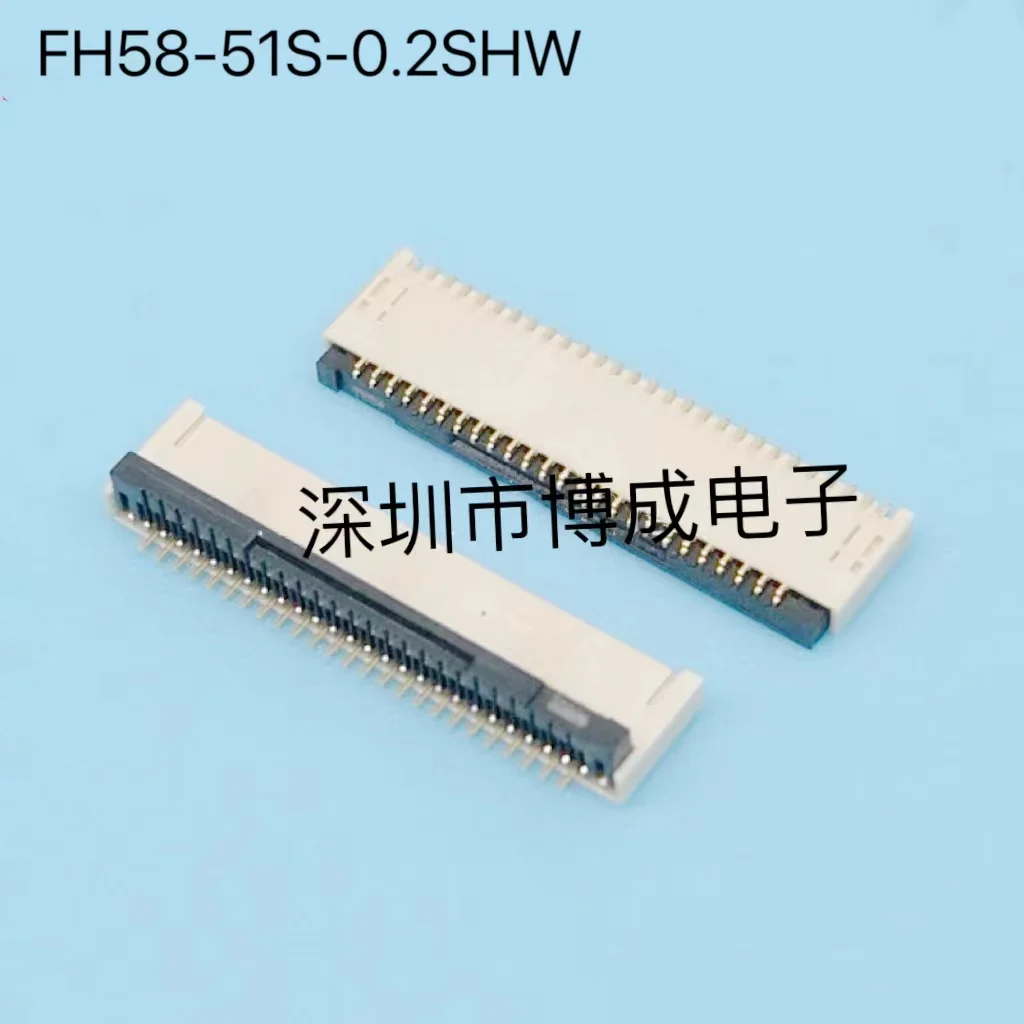 

10PCS FH58-51S-0.2SHW 0.2mm pitch 51pin FFC/FPC connector new and original