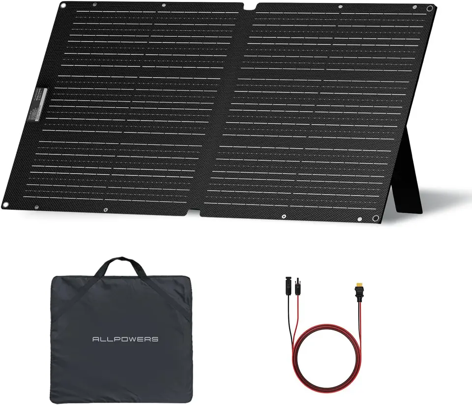 ALLPOWERS SE100 折りたたみ式ポータブルソーラーパネル 100W ソーラー