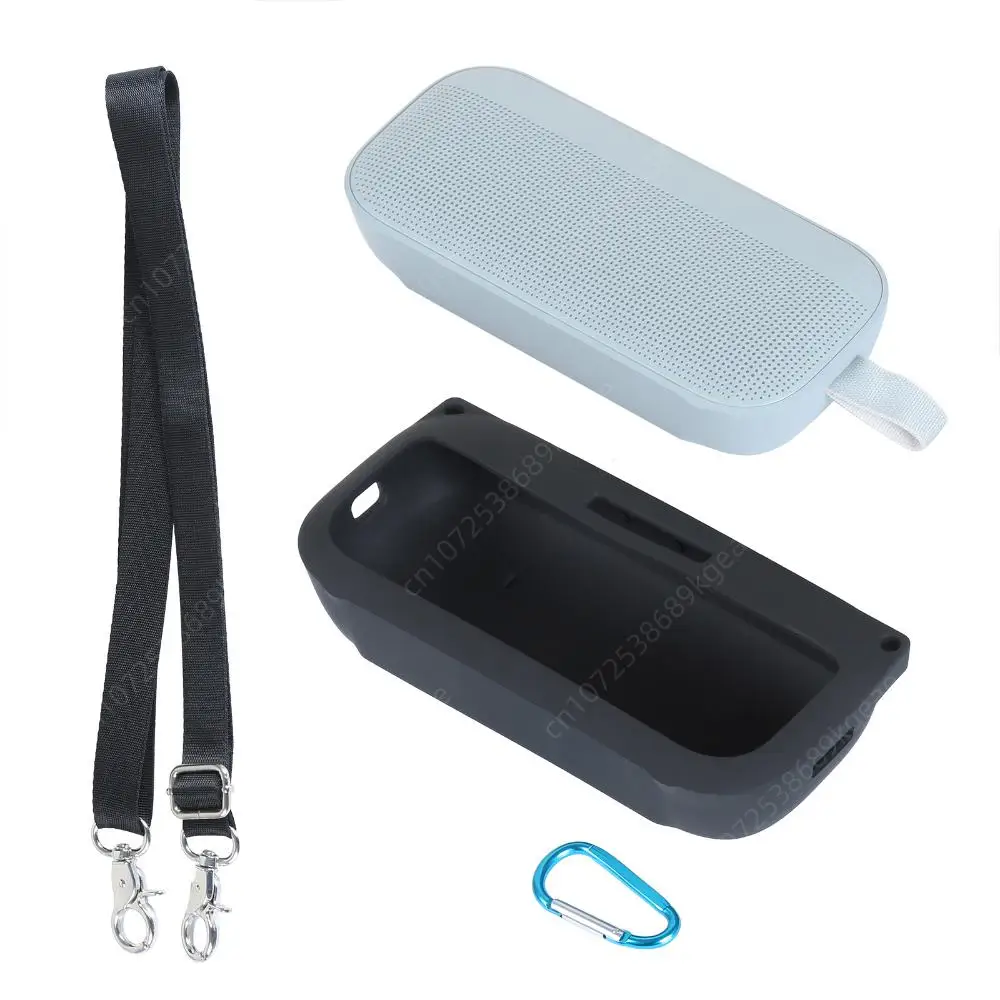 Juste en silicone pour haut-parleur Bose SoundLink, étui antichoc, peau de protection, étui de transport de voyage lavable, haut-parleur portable, Flex BT