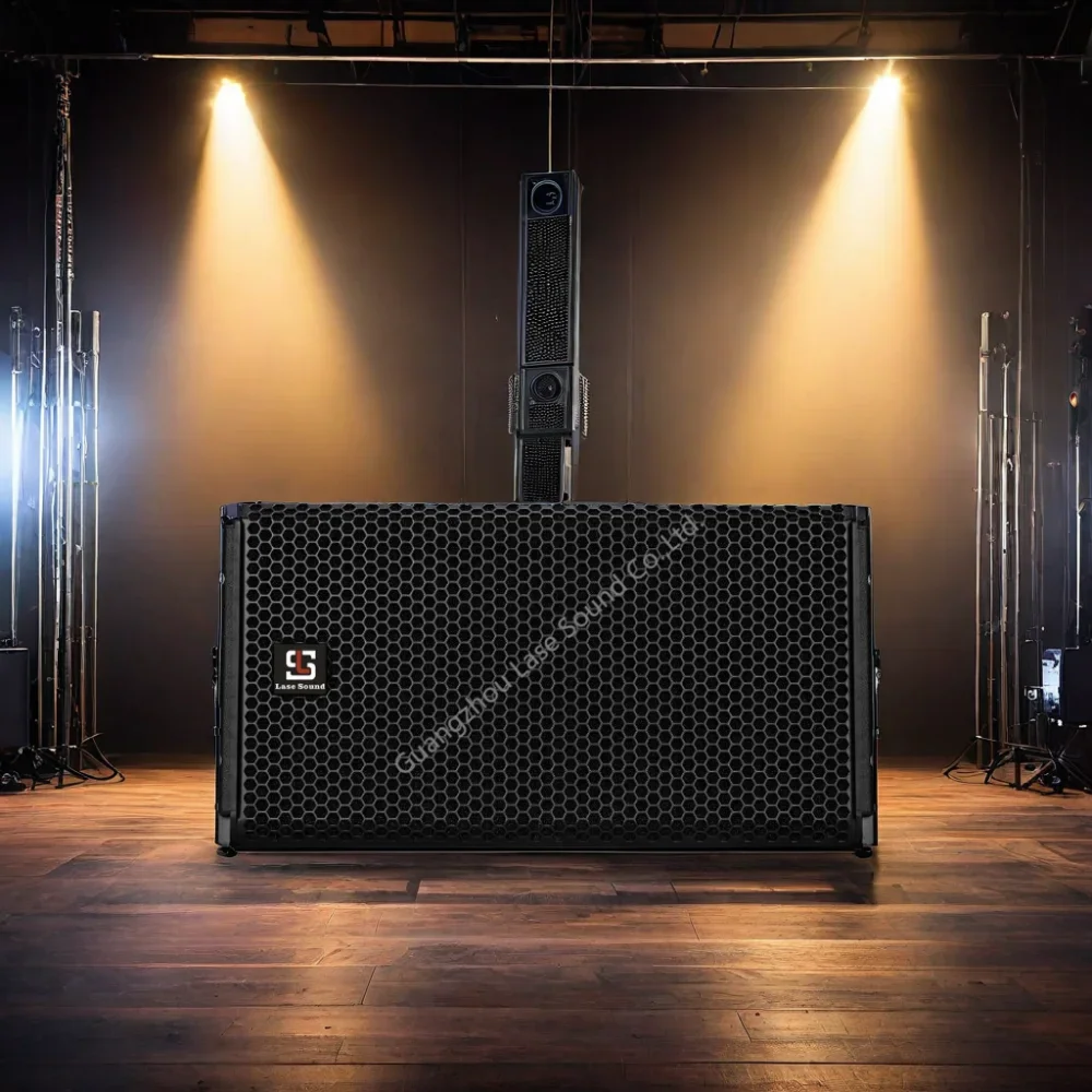 Caixa de Som Profissional HDL 28L Dupla de 8 Polegadas com Sistema de Som Ativo/Passivo para Line Array - Bocinas Tailândia
