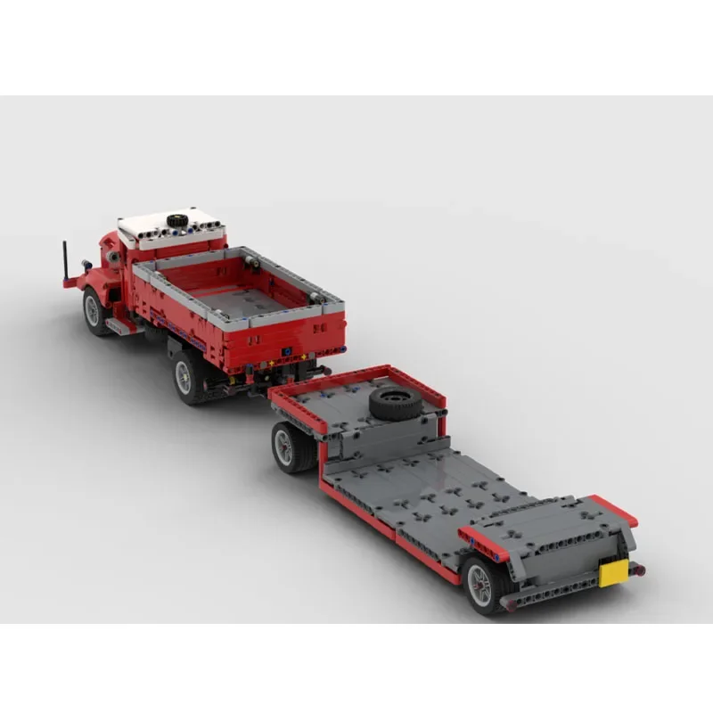 

MOC-47757 Classic New Style Cargo Dump Truck Building Block Model 1210 Parts Boys' Children's Birthday Christmas Toy Gift