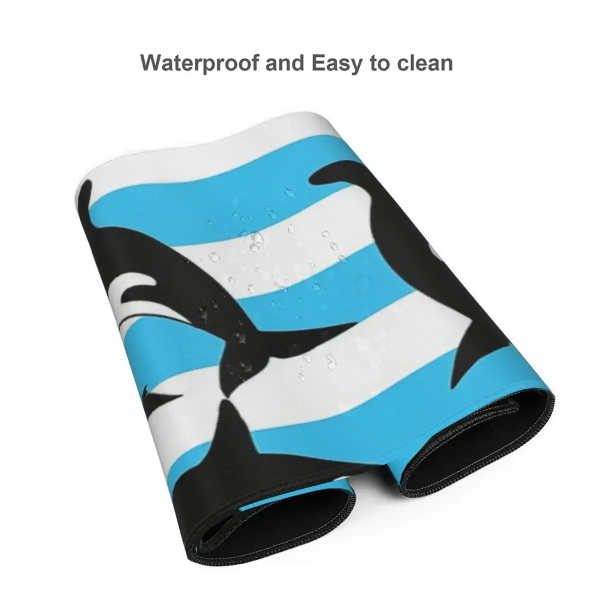 Orca Killer Whale Large Mouse Pad Computer Keyboard Mouse Mat Gamer PC Laptop Desk Mat Office Accessories Table Mats