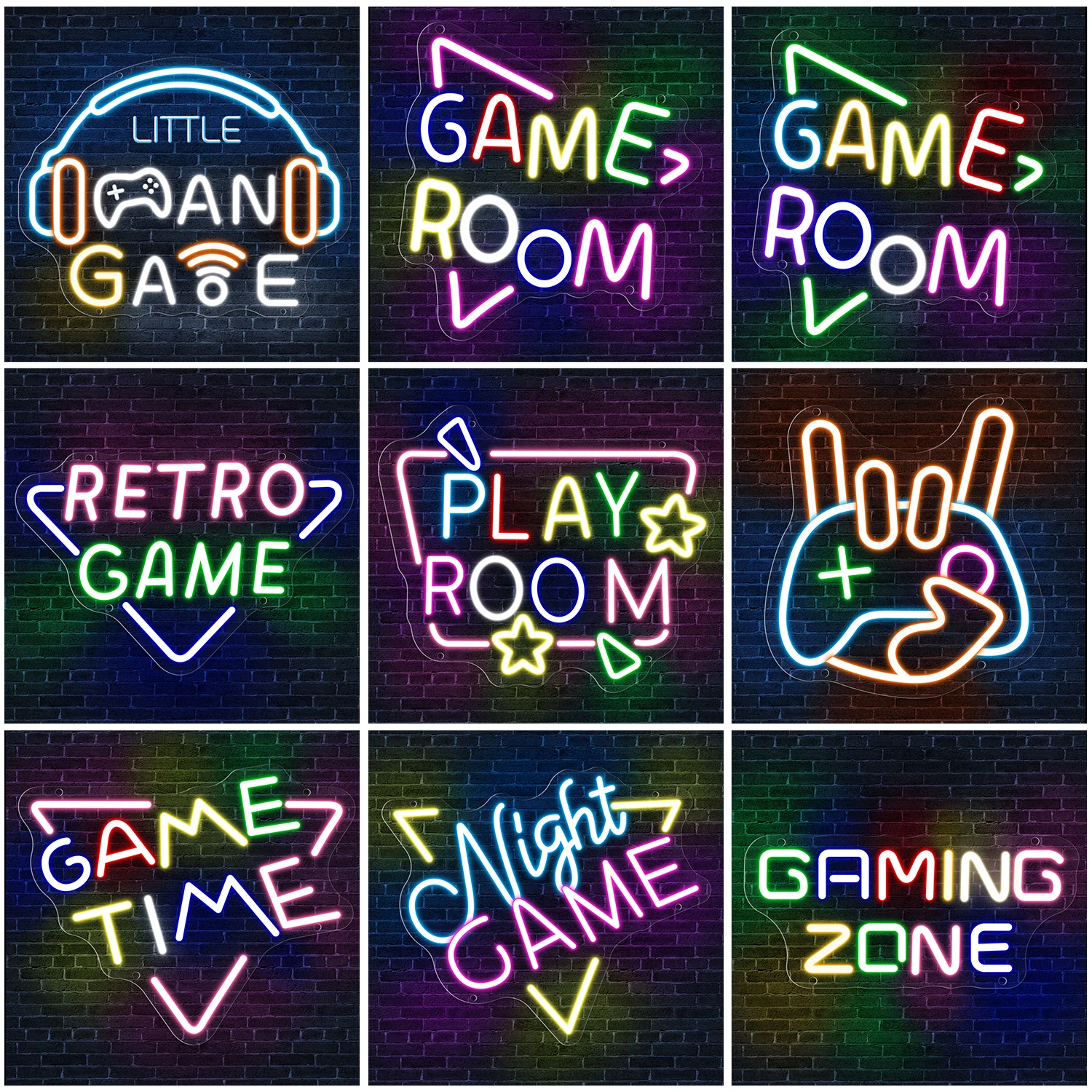 

Неоновые вывески для геймерской комнаты, светодиодный светильник для игровой комнаты, светящаяся вывеска для бизнеса PlayStation, настенный декор для комнаты подростков, подарок геймера