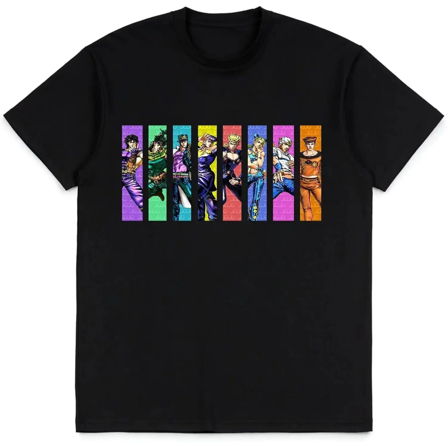 2026 Vintage Y2K Color Manga Character Graphic Tee Unisex Men Women Retro Anime Art Streetwear Short Sleeve T-shirt