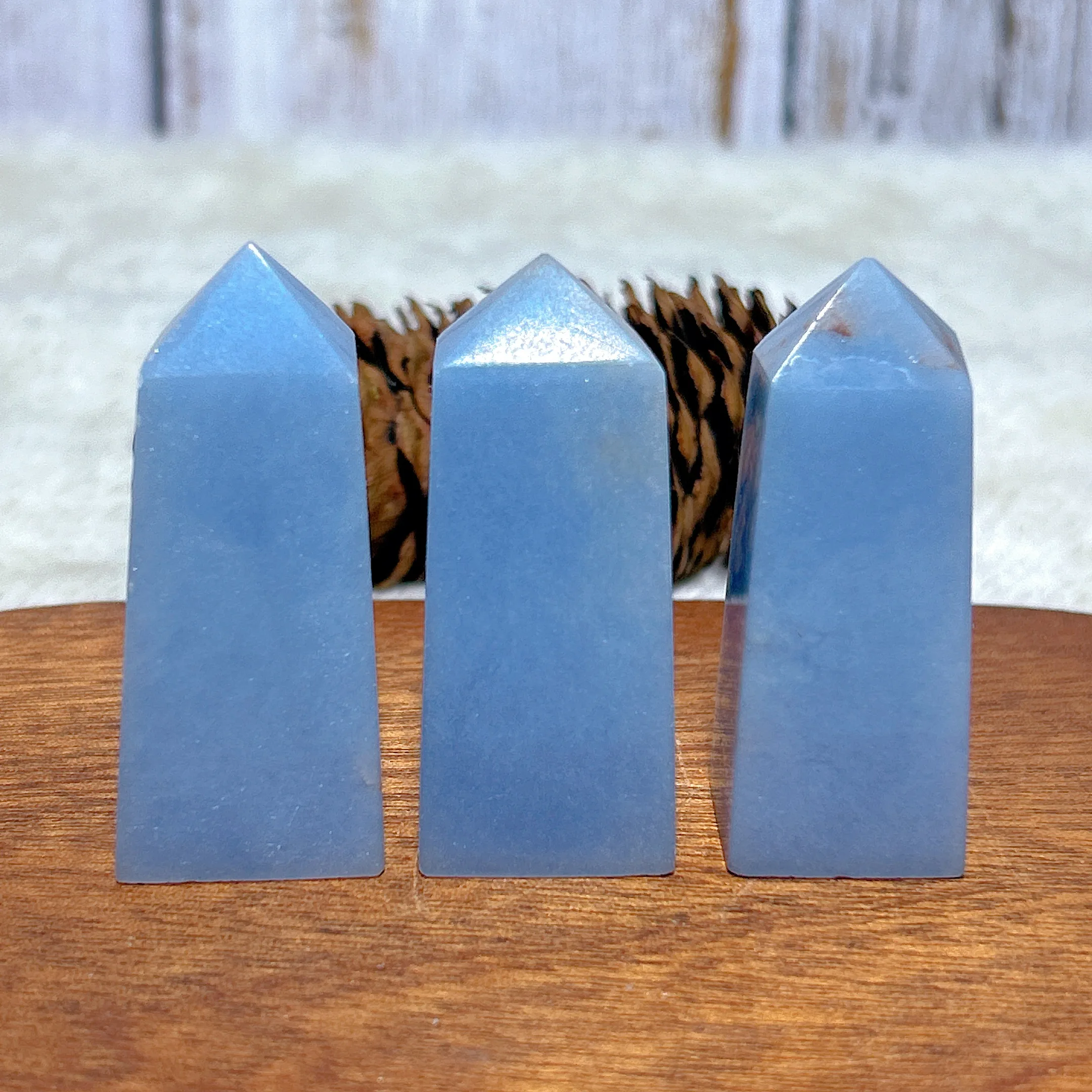 

Natural Crystal Angel Stone Tower Point High Quality Healing Gemstones Mineral Energy Stone Reiki Home Decorations Gift