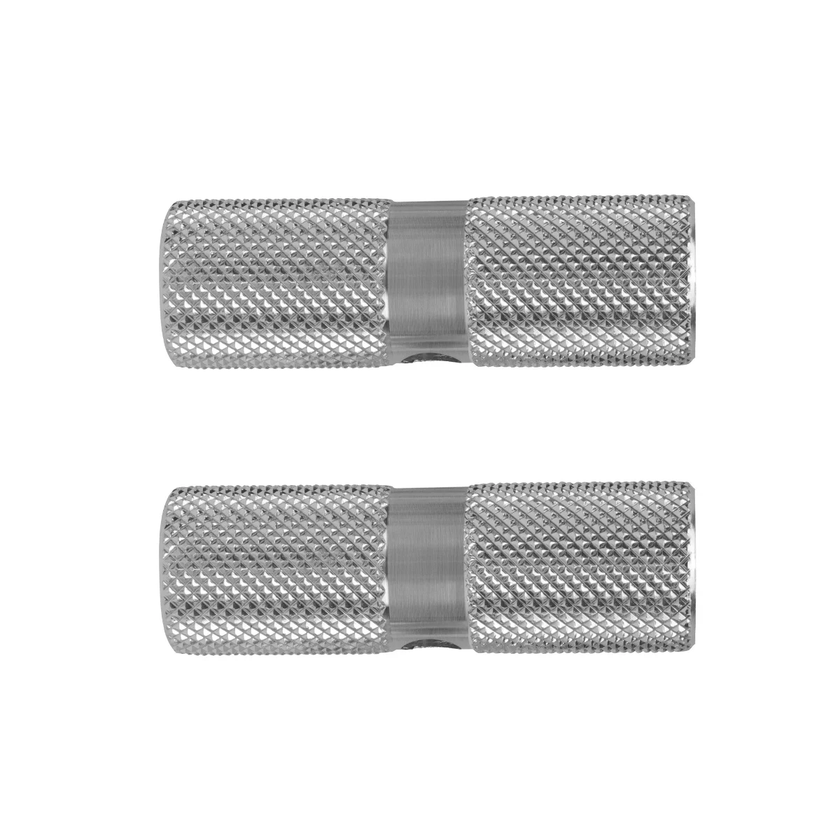 1 Pair Aluminum Non-Slip Foot Pegs For Front Rear Axle Bicycle Pedal Replacement Accessory Mountain Racing Bike Use Silver