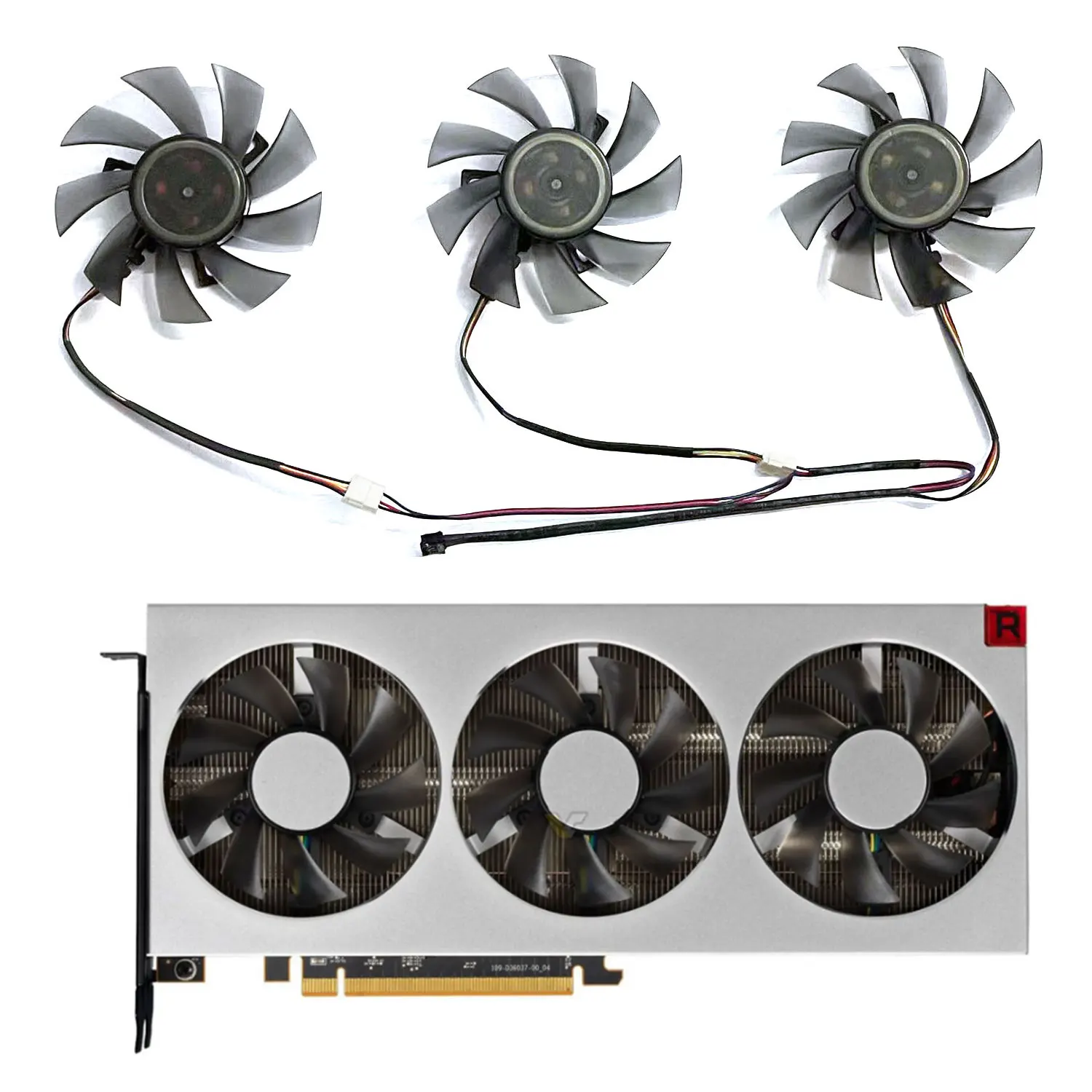 New DIY GPU replacement fan 4PIN FD8015H12S FD8015U12S suitable for AMD Radeon VII graphics card replacement fan