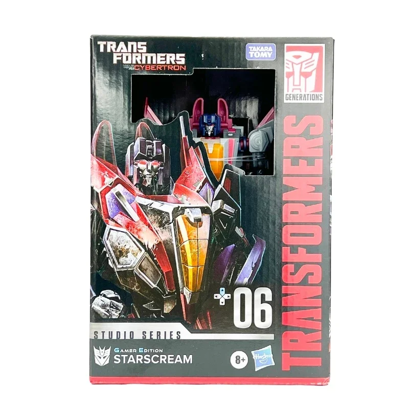 Op voorraad Hasbro Transformers Classic Toys Gamer Edition SSGE-06 Starscream Action Figure Robot Toy Collectibles Geschenken Hobby's