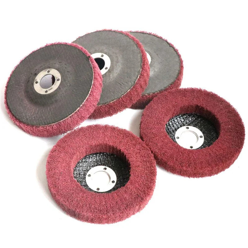 

AC88-15Pcs 4 Inch Nylon Fiber Flap Disc Polishing Grinding Wheel,Scouring Pad Buffing Wheel For Angle Grinder