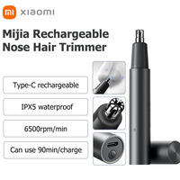 Xiaomi Electric Nose Hair Trimmer For Men Rechargeable Portable Nose Ears Hair Eyebrow Trimmer Painless Clipper IPX5 Waterproof