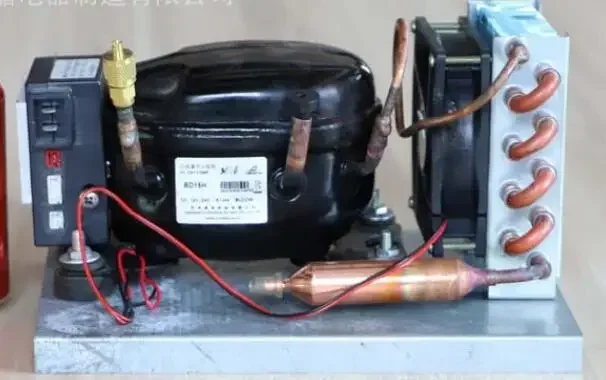 

BD15HC DC compressor condensing unit micro refrigeration unit air-cooled refrigerator unit R134a12V24V