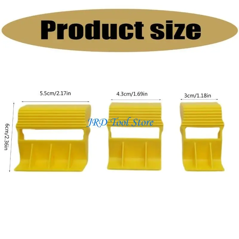 A2UD 3PCS Dispensateur bande à taille multiple pour l'emballage Application bande parcelles