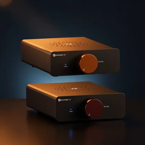 Fosi Audio V3 Stereo Power Amplifier 300W *2 TPA3255 Class D Mini Amp 2 Channel Audio Amplifier for Subwoofer Passive Bookshelf