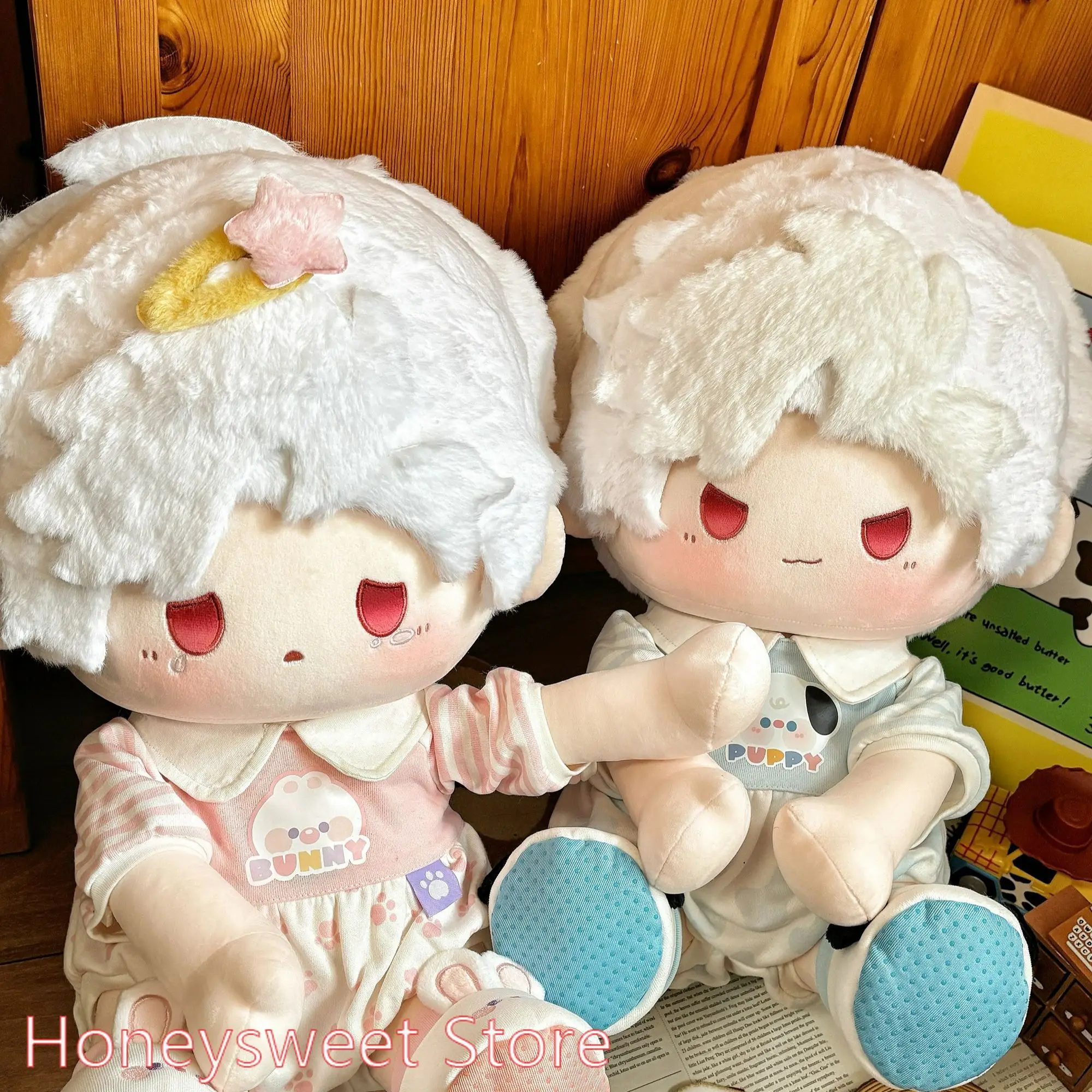 

40cm Love and Deepspace Sylus Adorable Sitting Posture Plush Doll Body Dress Up Cotton Plushie Pillow Cosplay Stuffed Toy Gift