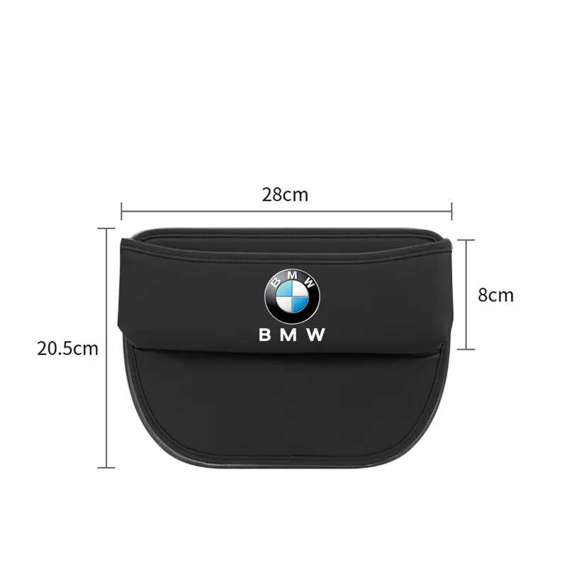 Car Seat Gap Storage Box Leather Car Seat Organizer Holder For BMW M e46 e90 e60 f30 f10 e39 e36 g20 g30 f20 e87 e92 Accessories