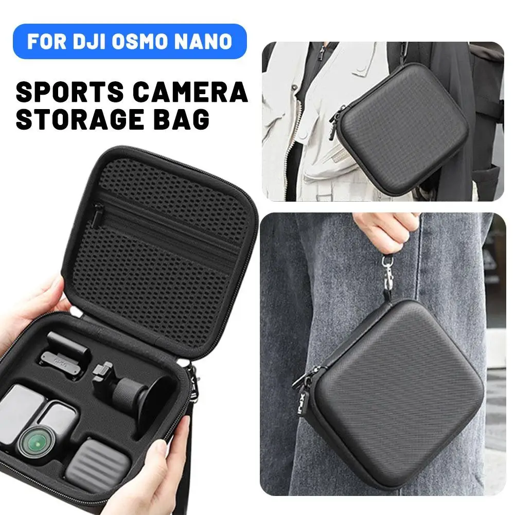 

DJI Osmo Nano Anti Drop Storage PU Bag With Lycra Lining For 360 ° Anti Drop Protection Waterproof And Moisture-proof