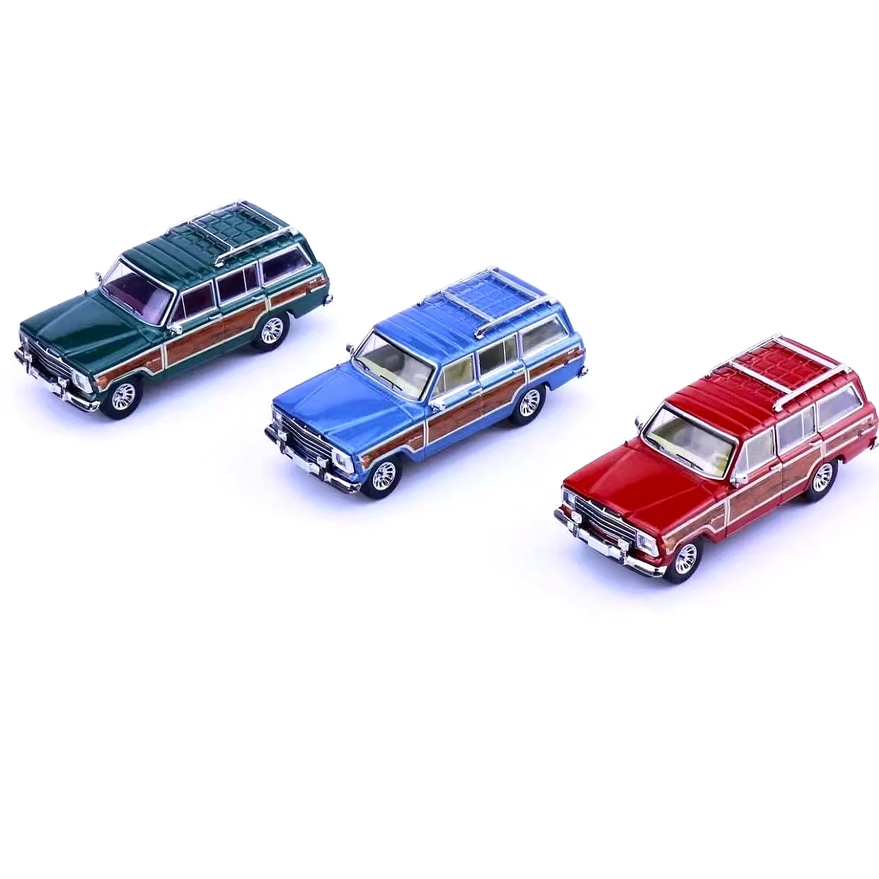 

TIME MICRO 1:64 596 строительный Jeep Wagoneer, Коллекция Red, литой Сплав, модель автомобиля, украшение, подарок