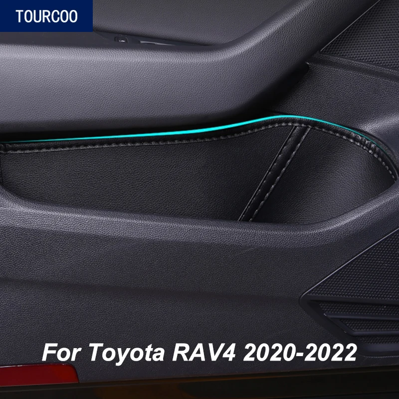 For Toyota RAV4 2020-2022 Interior Door Storage Slot Tray Car Styling Modification Accessories