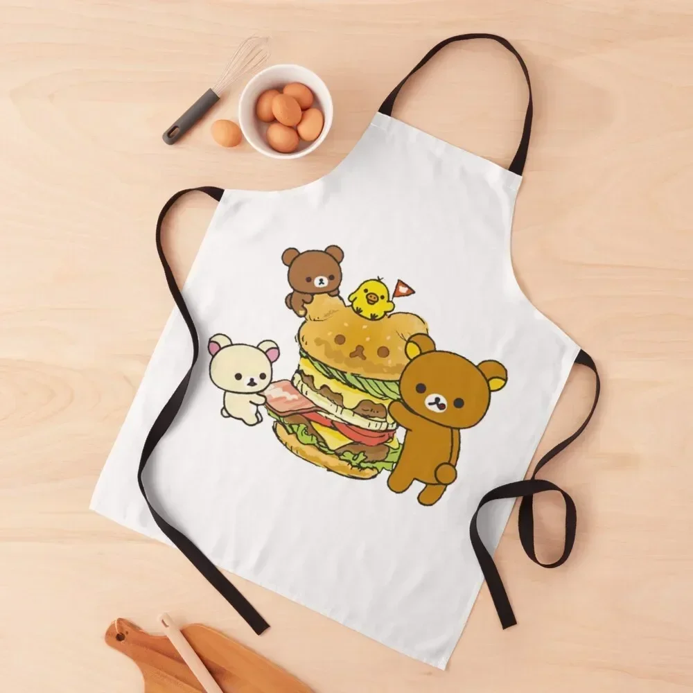 Rilakkuma Food Apron Funny Korean Apron