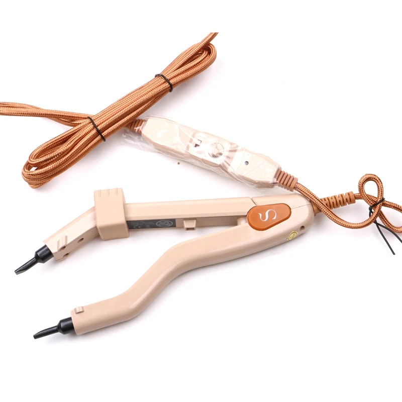 1Pcs Adjustable Temperature 220℃ Professional Hair Extension Fusion Iron Heat Hair Connectors Keratin Melting Tool