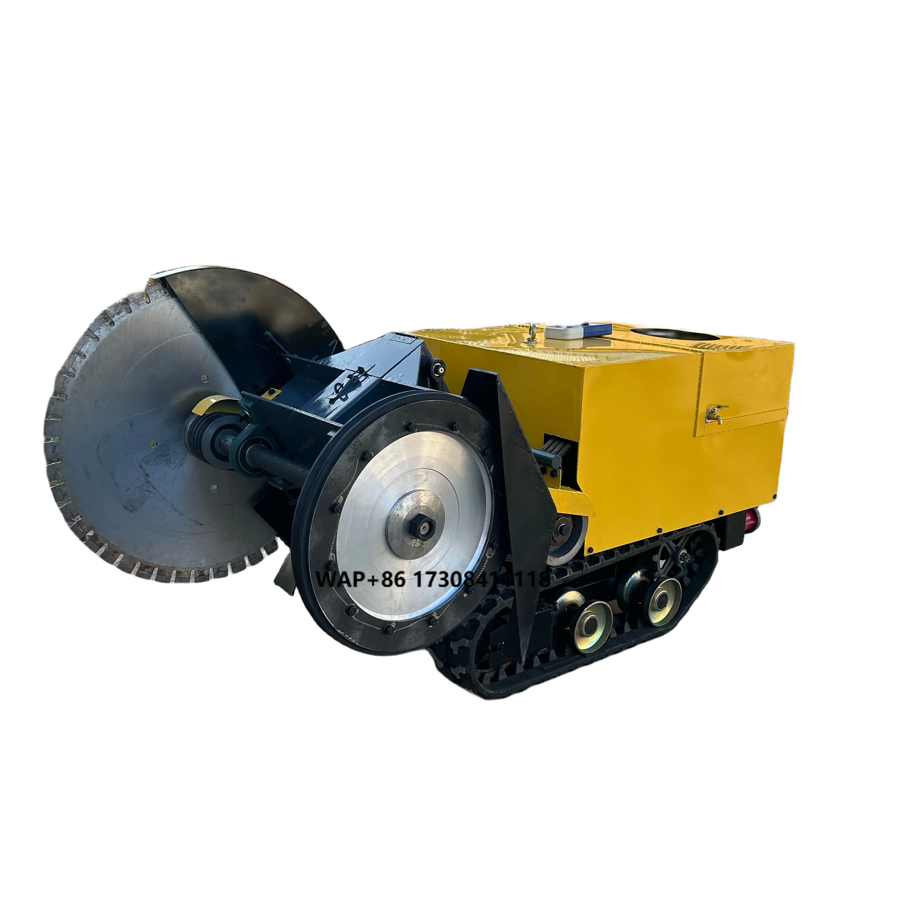 Concrete Asphalt Road Cutter 22kw High Power Cement Road Cutting Machine 1000mm Diamond Ring Saw Machine