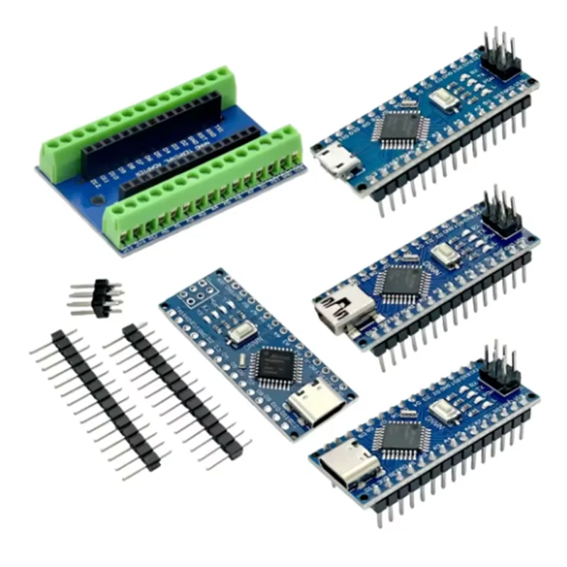 Arduino Nano V3.0 Development board ATMEGA328PB Controller Module 16Mhz With the bootloader compatible and Nano expansion board