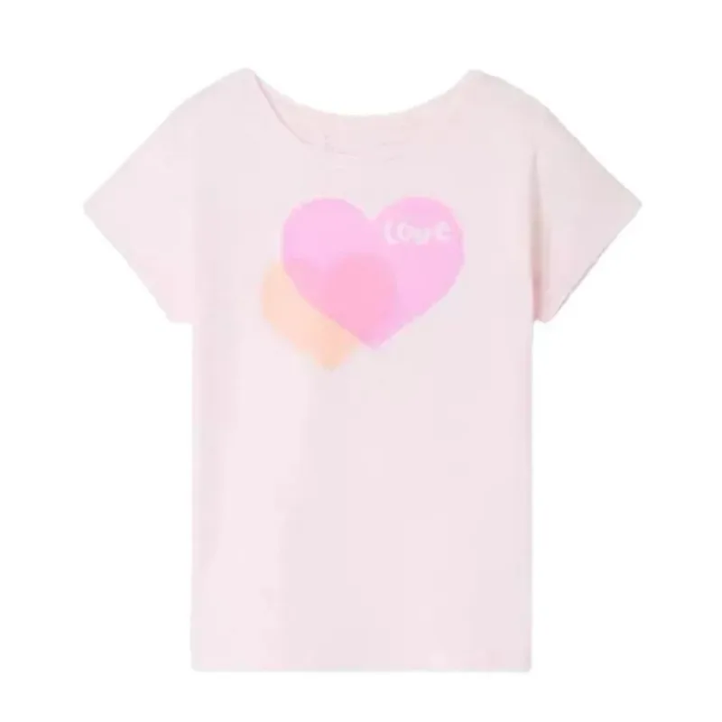 Children's T-shirt Summer 23 New Bp Cotton Soft Girls' and Boys' Printed Colorful Big Cherry T-shirt Short Sleeve Crewneck Top