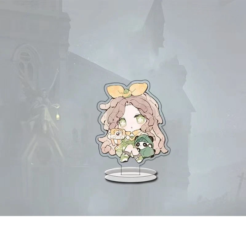 Hot Game Identity V DIY Stand Acrylic Anime Figure Lucky Guy Reznik Emma Woods Helena Adams Model Plate Desk Decor Toy Doll 10cm