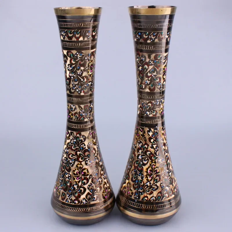 

12-дюймовая тонкогорлая медная статуэтка: современный модный подарок, декоративное изделие, классический антикварный предмет интерьера