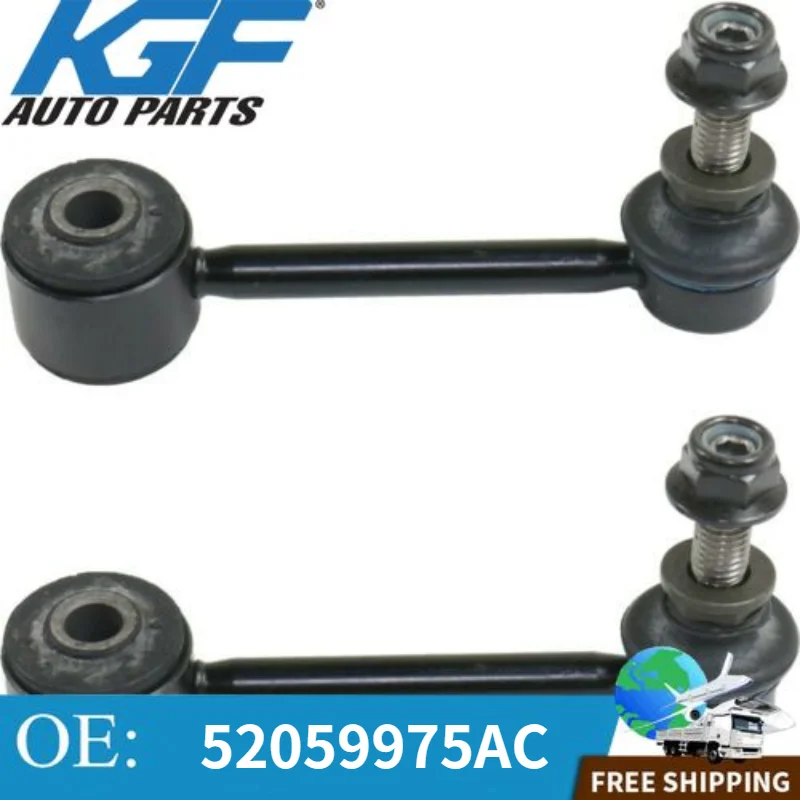 KGF 100% new high quality Sway Bar Links Set of 2 Front for Jeep Wrangler JK 2018 52059975AC V2059975AC Pair car accessories