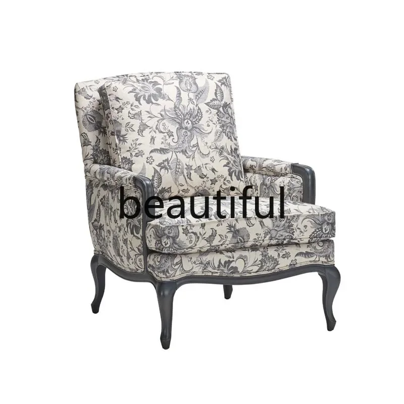 X Массив бука, кресло для отдыха на балконе, ретро, одноместное кресло-диван