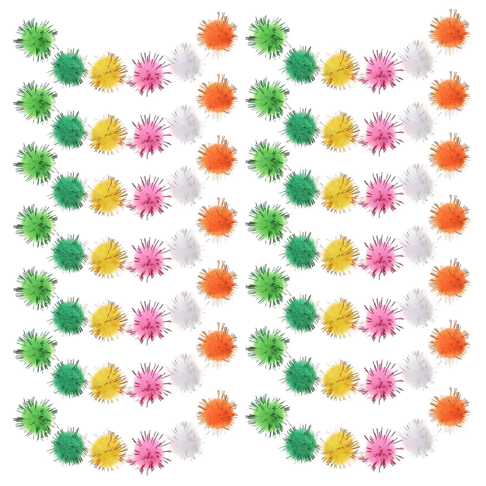 

1000Pcs Small Colored Pom Pom Balls Craft Materials for DIY Clothes Bags Headband Decorations Pompoms for Crafts