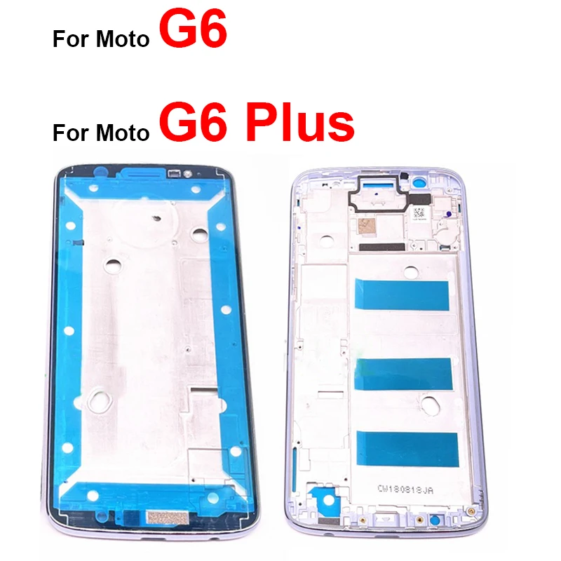 

Для Motorola Moto G6 G6 Plus корпус средней рамы ЖК-дисплей средняя рамка крышка корпуса рамка запасные части