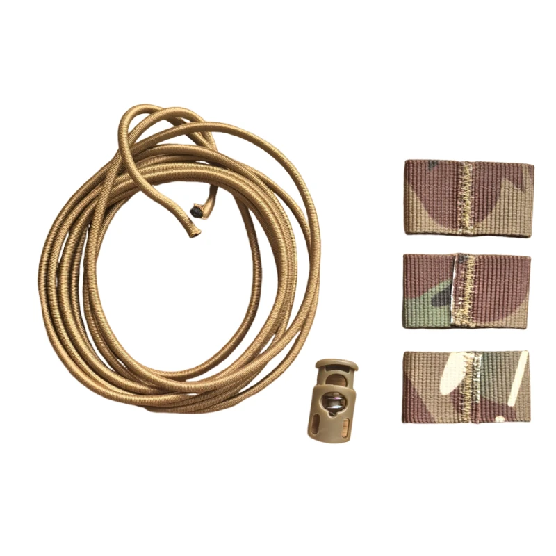 Taktischer Old Glory Flaggen-Bungee-Elastikverschluss, Stoßdämpferkordel, Molle-Gurtband-Schlaufe, Kordelstopper für sichere Befestigung – Detail 8