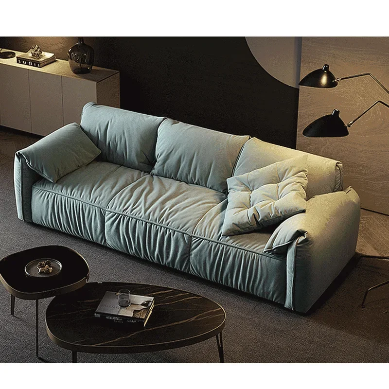 

Стиль отдыха, итальянская матовая ткань, современная простая технология, диван для гостиной