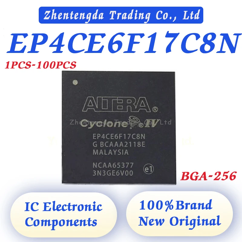 

1-100Pcs New Original EP4CE6F17C8N EP4CE6F17C8 EP4CE6F17C EP4CE6F EP4C IC MCU Chip BGA-256
