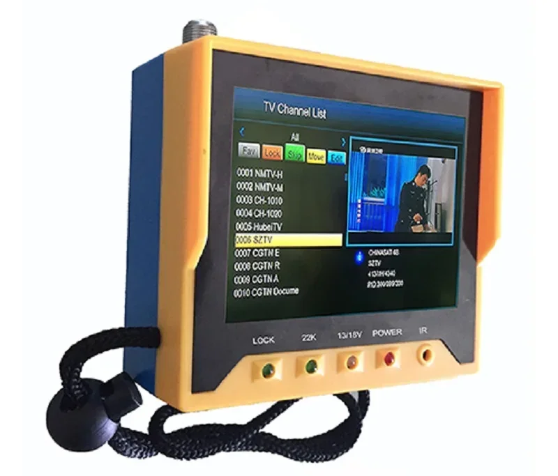 

KPT-356H DVB/S/S2 satellite finder with 3.5inch Handheld Multifunctional HD Satellite Finder meter