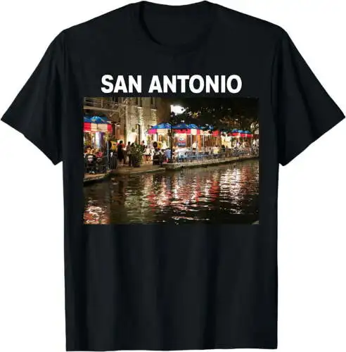 

San Antonio RiverWalk Nighttime Fun T-Shirt Black 3X-Large