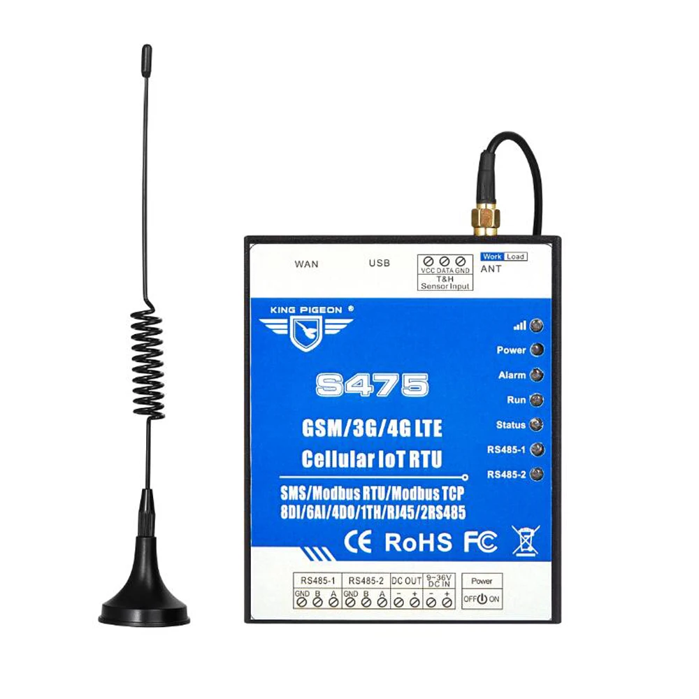 

3V-Sim GSM IoT RTU 2 RS485 Modbus RTU Master И Slave Ethernet Удаленный модуль, сотовый шлюз Iot