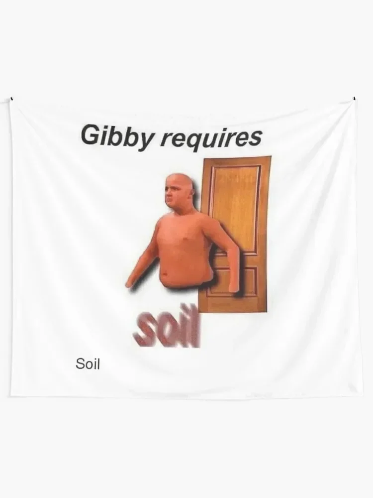 gibby requires soil Tapestry Home Decorating House Decorations Aesthetic Room Decor Korean Tapestry