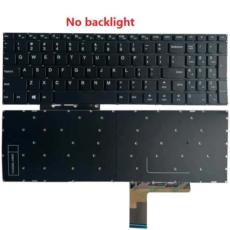 NEW US laptop keyboard FOR Lenovo V110-15AST V110-15IAP V110-15IKB V110-15ISK V310-15 V310-15ISK V310-15IKB