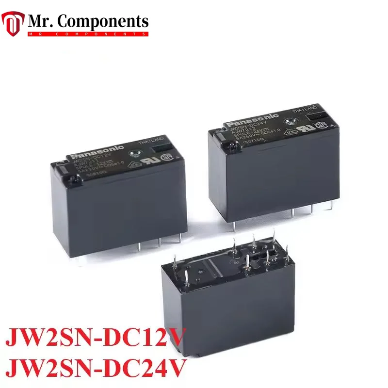 5 шт. JW2FSN реле DC12V DC24V DC 24V 12V 5A JW2SN-DC12V JW2SN-DC24V силовые реле 8 контактов два открытых и два закрытых релаксации