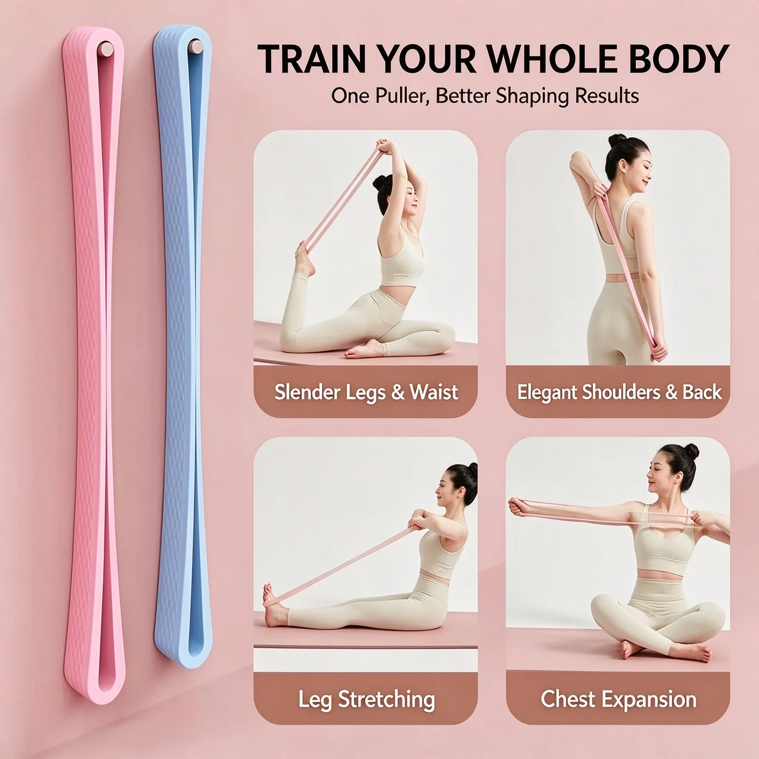 Infinite Resistance Back-Stretch Exercise Band
