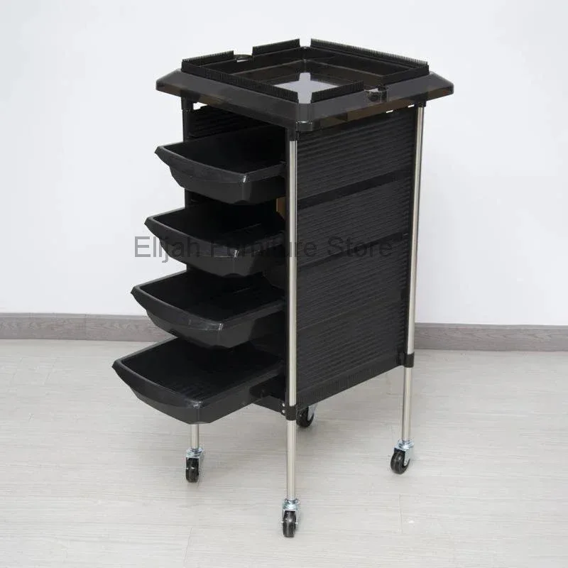 

Japanese Style Storable Trolley Originality Barber Shop Multifunctional Trolley Modern Nail Salon Furniture Skjuta En Vagn HBSC
