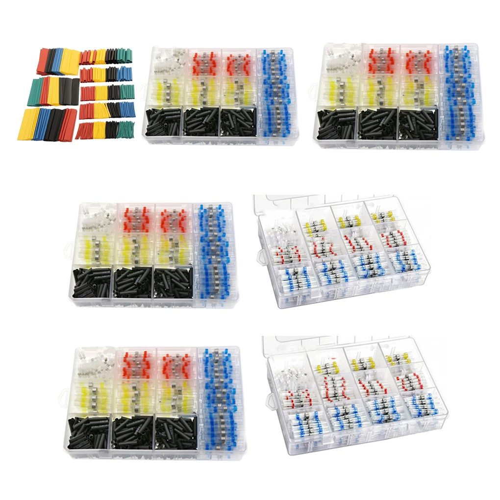 1 Set Heat Shrink Tube Assorted Sizes Shrinkage Sleeving Cables Shrinking Electronic Tubing Set Insulation Wires 800PCS